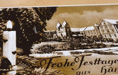 Weihnachtskarte aus Hünfeld